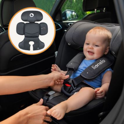 Lionelo - Περιστρεφόμενο κάθισμα αυτοκινήτου με βάση BASTIAAN i-Size 40-150 cm Grey Stone