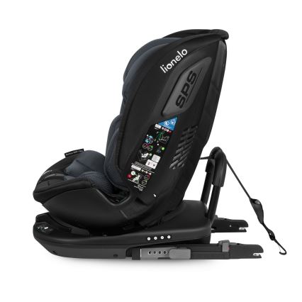 Lionelo - Περιστρεφόμενο κάθισμα αυτοκινήτου με βάση BASTIAAN i-Size 40-150 cm Grey Stone