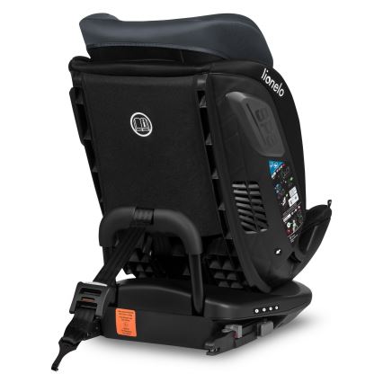 Lionelo - Περιστρεφόμενο κάθισμα αυτοκινήτου με βάση BASTIAAN i-Size 40-150 cm Grey Stone