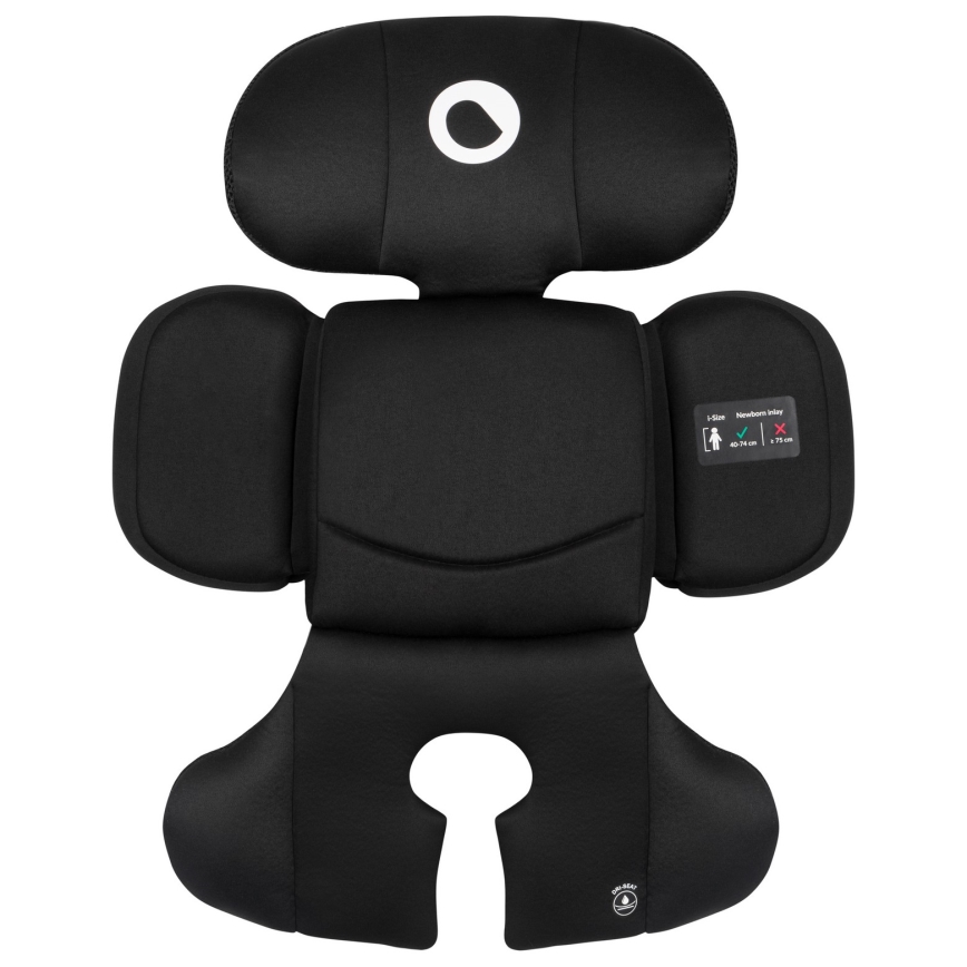 Lionelo - Περιστρεφόμενο κάθισμα αυτοκινήτου με βάση BASTIAAN i-Size 40-150 cm Μαύρο Carbon