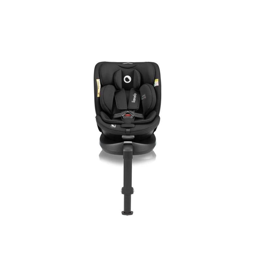 Lionelo - Περιστρεφόμενο κάθισμα αυτοκινήτου με βάση NAVY i-Size 40-150 cm μαύρο