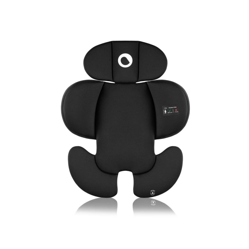 Lionelo - Περιστρεφόμενο κάθισμα αυτοκινήτου με βάση NAVY i-Size 40-150 cm μαύρο