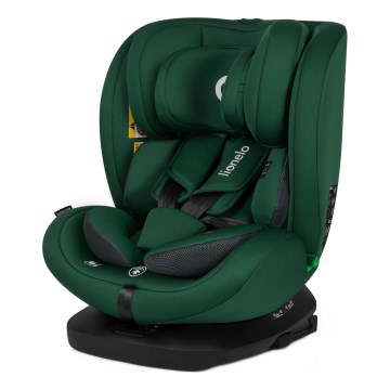 Lionelo - Περιστρεφόμενο παιδικό κάθισμα αυτοκινήτου BASTIAAN i-Size με βάση, 40-150 cm, Green Forest