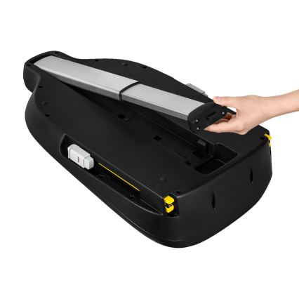 Lionelo - Περιστρεφόμενο παιδικό κάθισμα αυτοκινήτου με βάση ASTRID SET i-Size 40-87 cm Μαύρο Γκρι