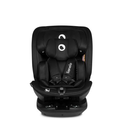 Lionelo - Περιστρεφόμενο παιδικό κάθισμα αυτοκινήτου με βάση BASTIAAN i-Size 40-150 cm Μαύρο Carbon