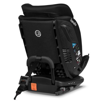 Lionelo - Περιστρεφόμενο παιδικό κάθισμα αυτοκινήτου με βάση BASTIAAN i-Size 40-150 cm Μαύρο Carbon