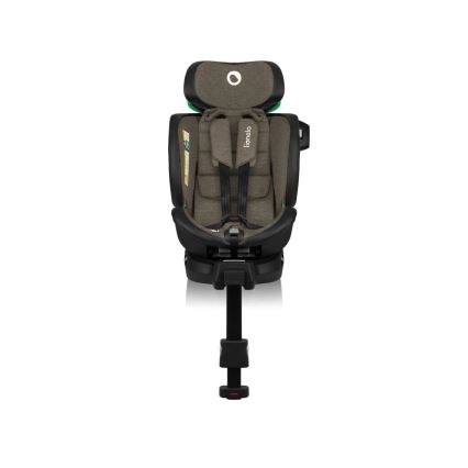 Lionelo - Περιστρεφόμενο παιδικό κάθισμα αυτοκινήτου με βάση HARMONY i-Size 40-150 cm μαύρο/ελιά