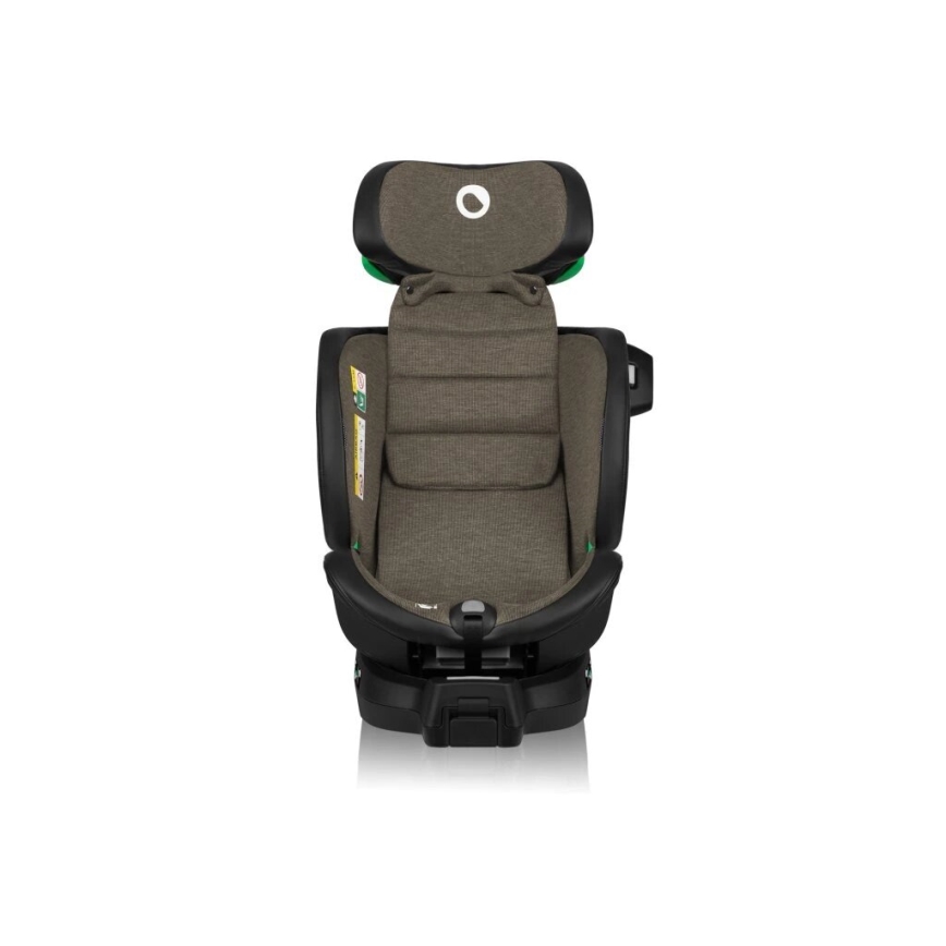 Lionelo - Περιστρεφόμενο παιδικό κάθισμα αυτοκινήτου με βάση HARMONY i-Size 40-150 cm μαύρο/ελιά