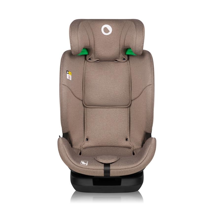 Lionelo - Περιστρεφόμενο παιδικό κάθισμα αυτοκινήτου με βάση LAVENDER i-Size 76-150 cm Μπεζ Latte