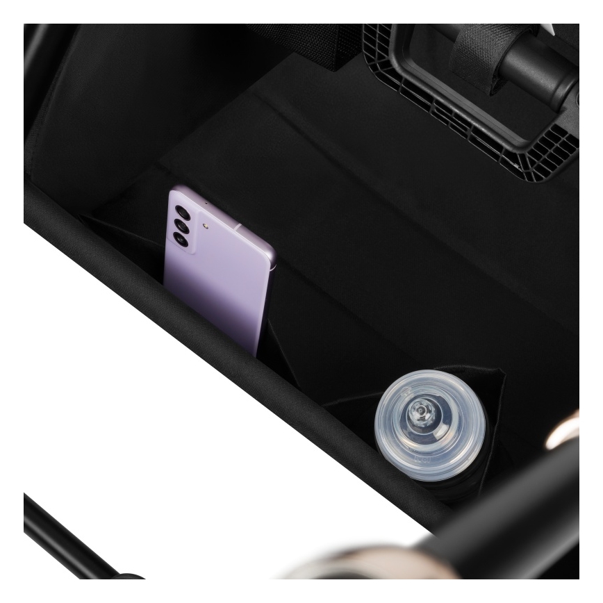 Lionelo - Πολυλειτουργικό καρότσι 2-σε-1 MIKA PLUS, καφέ-σκουριά