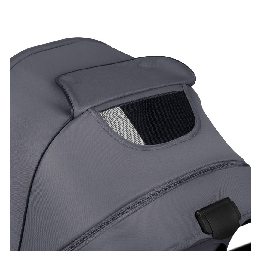 Lionelo - Πολυμορφικό καρότσι 3-σε-1 AMBER PLUS, χρώμα γραφίτης