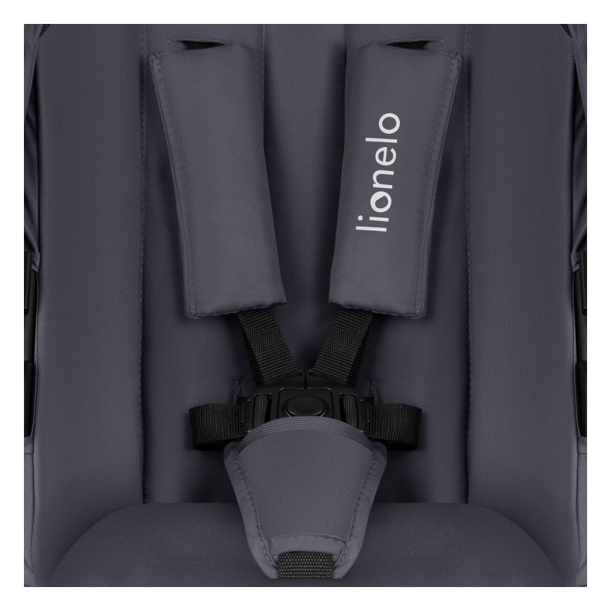 Lionelo - Πολυμορφικό καρότσι 3-σε-1 AMBER PLUS, χρώμα γραφίτης