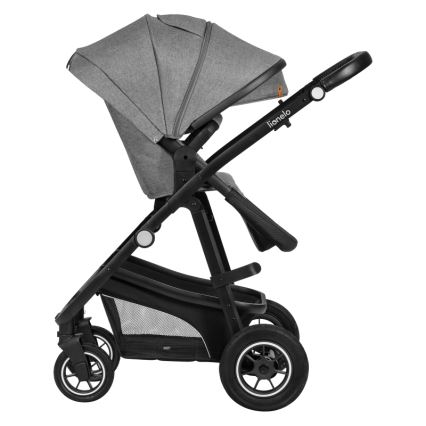 Lionelo - Πολυμορφικό καρότσι 3 σε 1 BIANKA Γκρι-Πέτρα