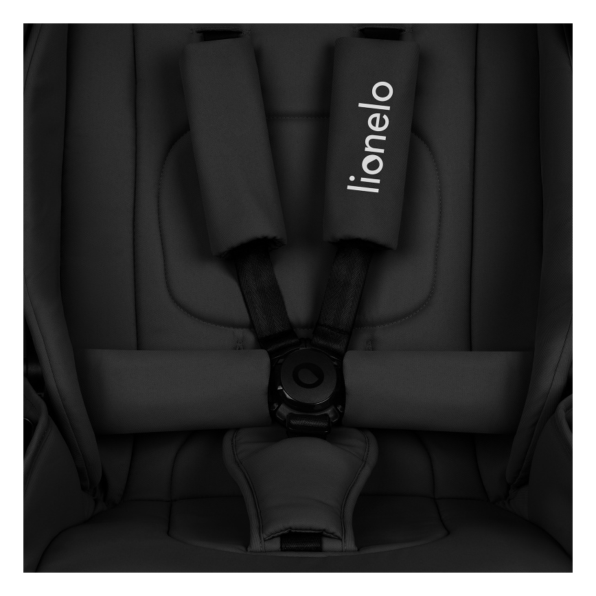 Lionelo - Πολυμορφικό καρότσι 3-σε-1 MIKA PLUS Black Onyx