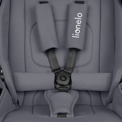 Lionelo - Πολυμορφικό καρότσι 3 σε 1 MIKA PLUS Πέτρινο γκρι