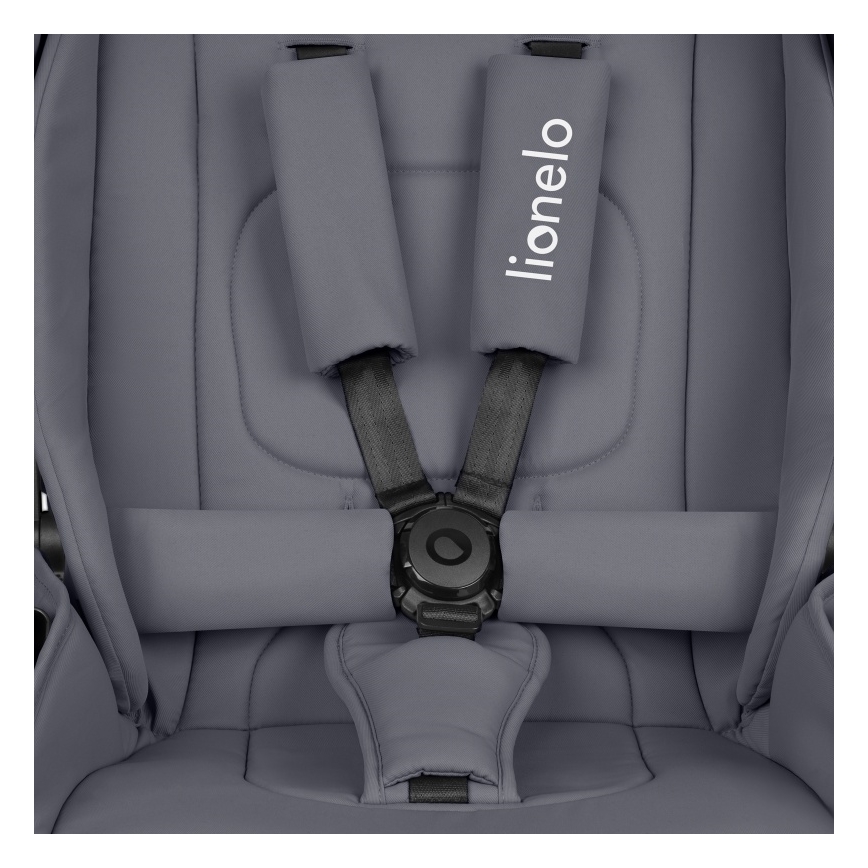 Lionelo - Πολυμορφικό καρότσι 3 σε 1 MIKA PLUS Πέτρινο γκρι