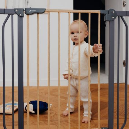 Lionelo - Πόρτα ασφαλείας TRUUS SLIM μαύρη/καφέ