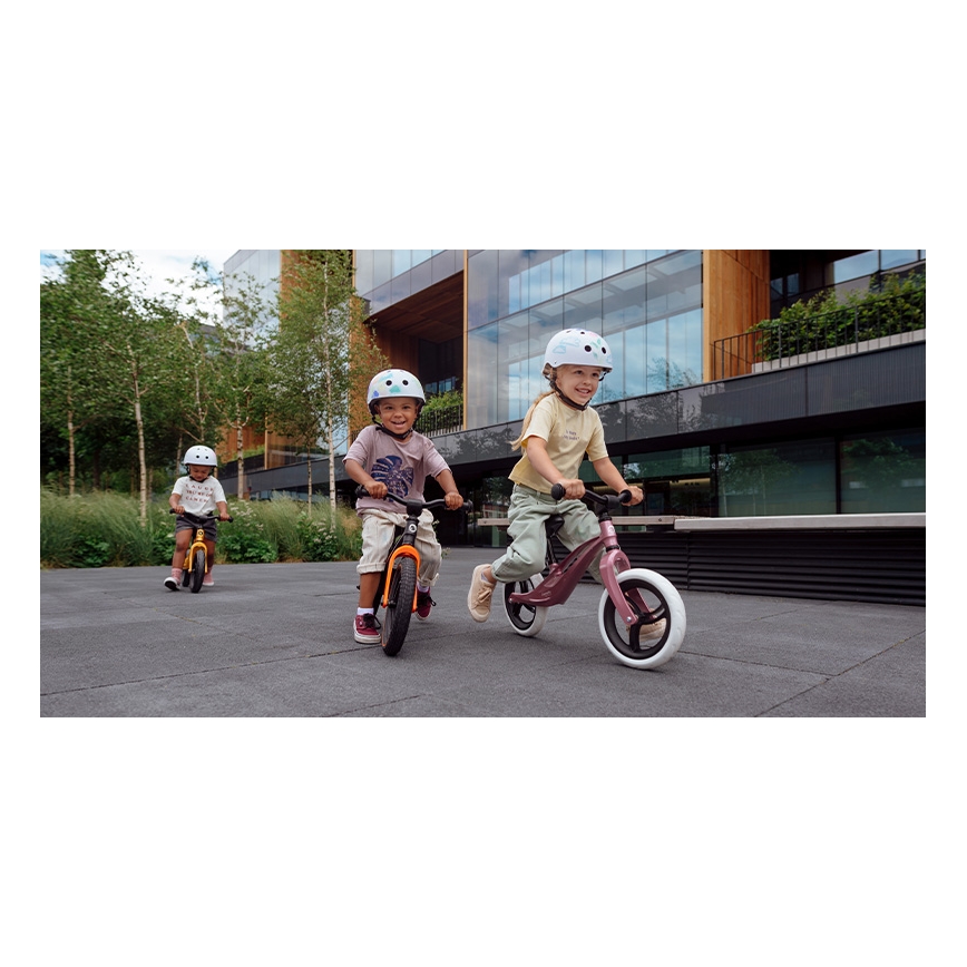 Lionelo - Ποδήλατο Ισορροπίας BART AIR μαύρο/πορτοκαλί