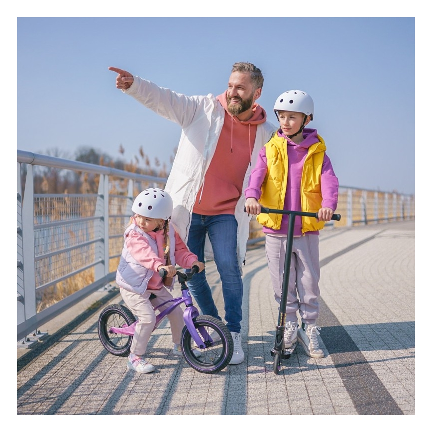 Lionelo - Ποδήλατο Ισορροπίας BART AIR μωβ/ροζ