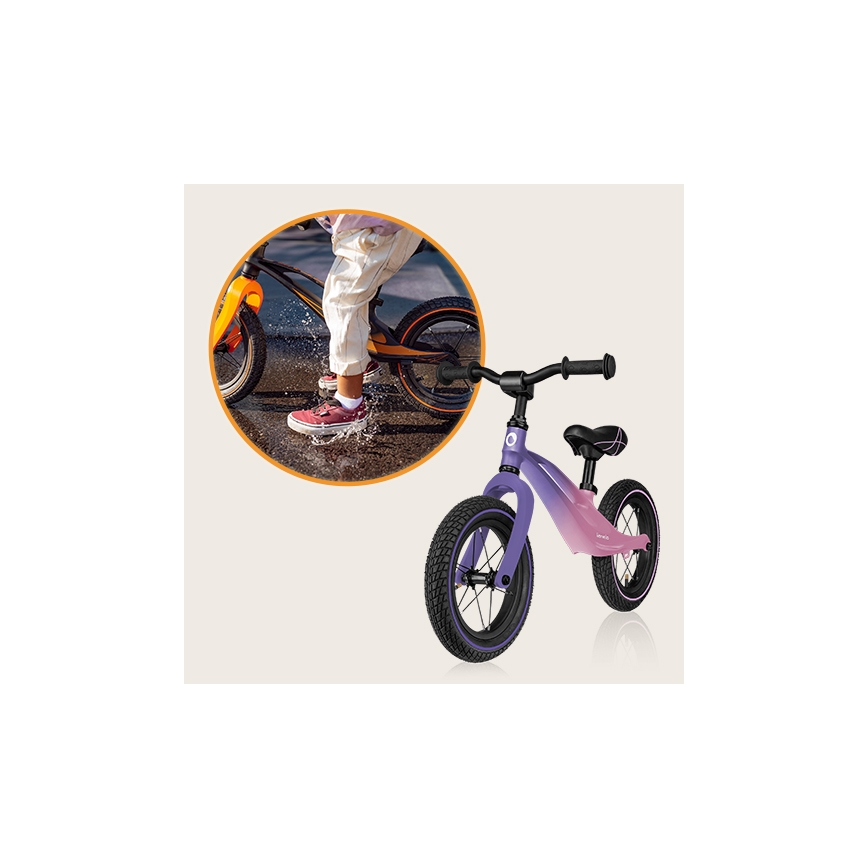 Lionelo - Ποδήλατο ισορροπίας BART AIR μοβ/ροζ