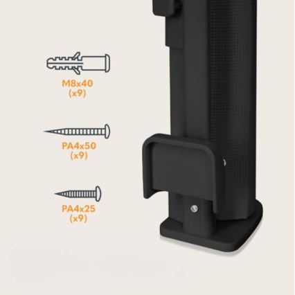 Lionelo - Πύλη ασφαλείας THEA μαύρη
