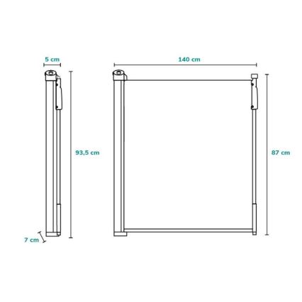 Lionelo - Πύλη ασφαλείας TULIA μαύρη