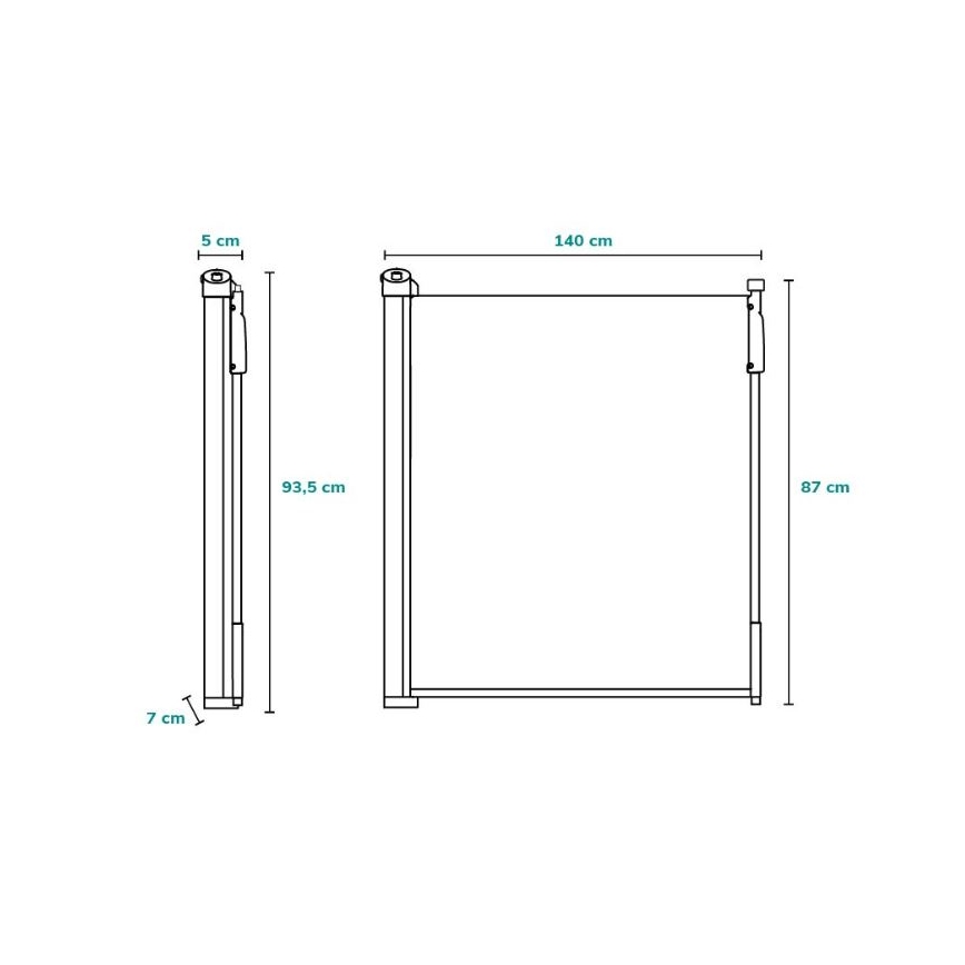 Lionelo - Πύλη ασφαλείας TULIA μαύρη