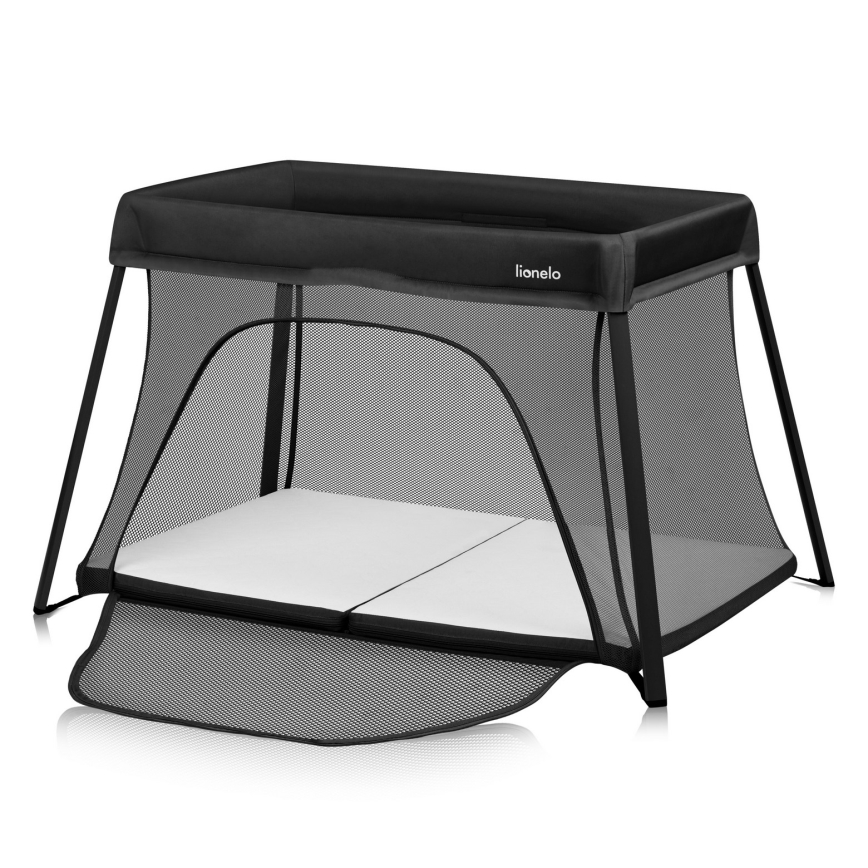 Lionelo - Ταξιδιωτική κούνια 3 σε 1 ALICE Μαύρο