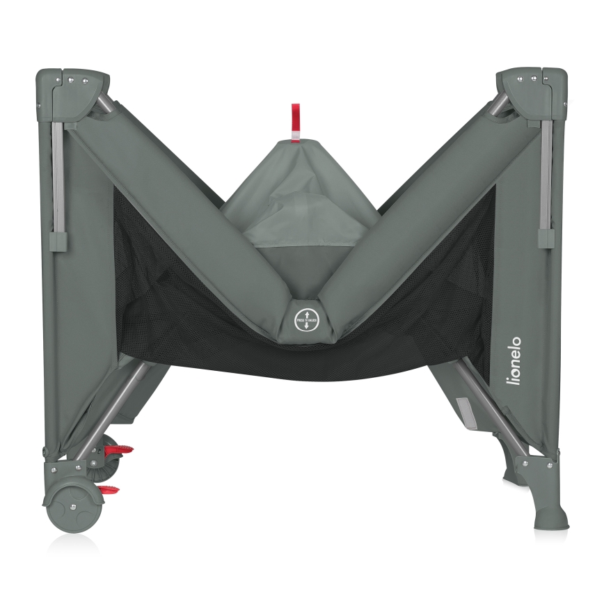 Lionelo - Ταξιδιωτική κούνια 3 σε 1 ELLEN σε χρώμα φασκόμηλου