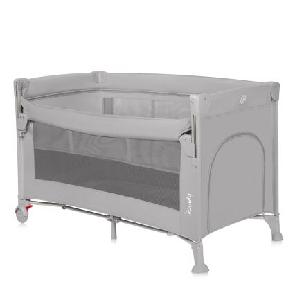 Lionelo - Ταξιδιωτική κούνια 3-σε-1 ELLEN Γκρι Concrete