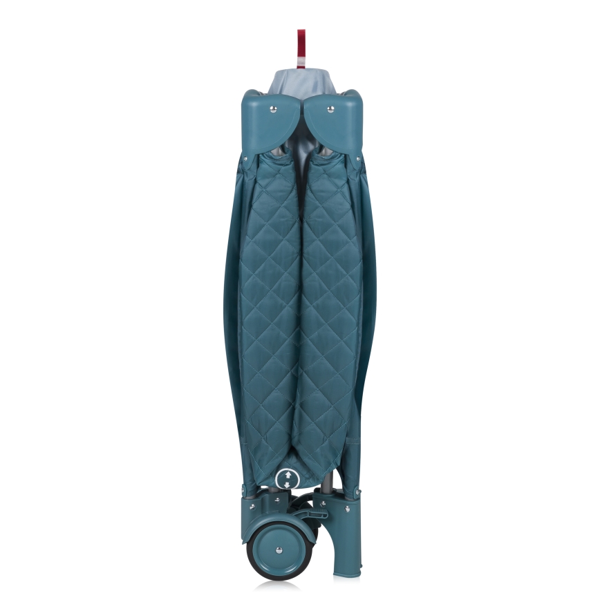 Lionelo - Ταξιδιωτική κούνια FLOWER Πράσινο-Τουρκουάζ