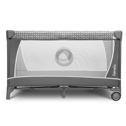 Lionelo - Ταξιδιωτική κούνια FLOWER Γκρι Σκανδιναβική