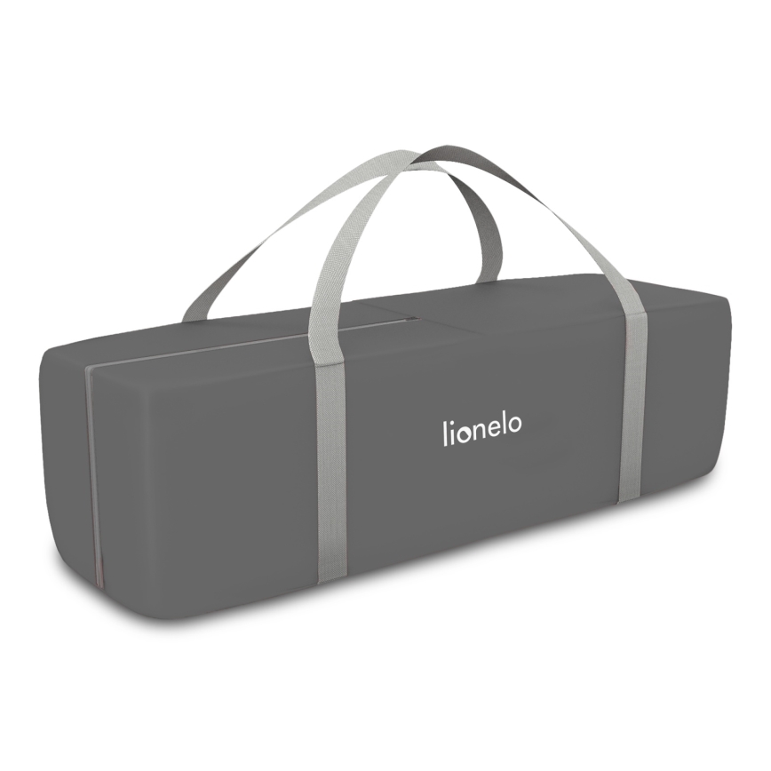 Lionelo - Ταξιδιωτική κούνια FLOWER Γκρι Σκανδιναβική