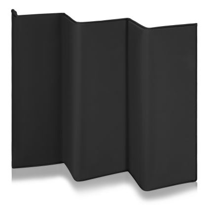 Lionelo - Ταξιδιωτική κούνια LAURA Black Carbon