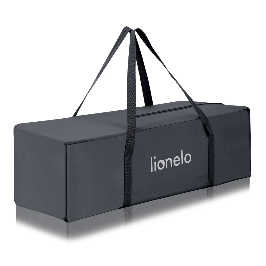 Lionelo - Ταξιδιωτική κούνια LAURA Γκρι Τσιμέντο