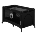 Lionelo - Ταξιδιωτική κούνια STEFI Black Carbon