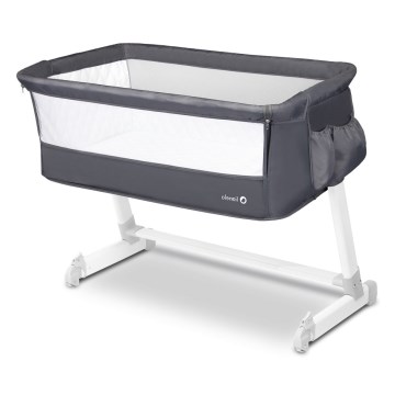 Lionelo - Ταξιδιωτική κούνια THEO Σκούρο γκρι