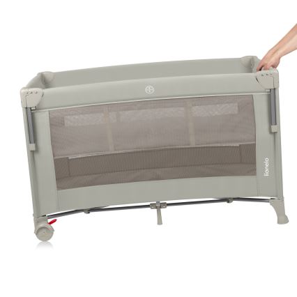 Lionelo - Ταξιδιωτικό κρεβατάκι 3-σε-1 ELLEN Μπεζ Άμμος