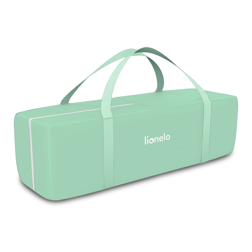 Lionelo - Ταξιδιωτικό κρεβατάκι FLOWER Τιρκουάζ