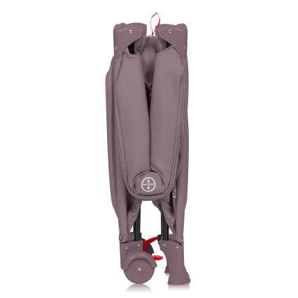 Lionelo - Ταξιδιωτικό κρεβατάκι LAURA Ροζ Νουντ