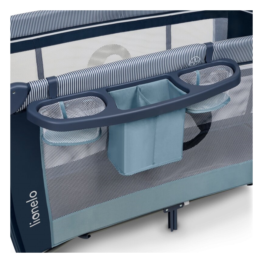 Lionelo - Ταξιδιωτικό κρεβατάκι SVEN PLUS μπλε