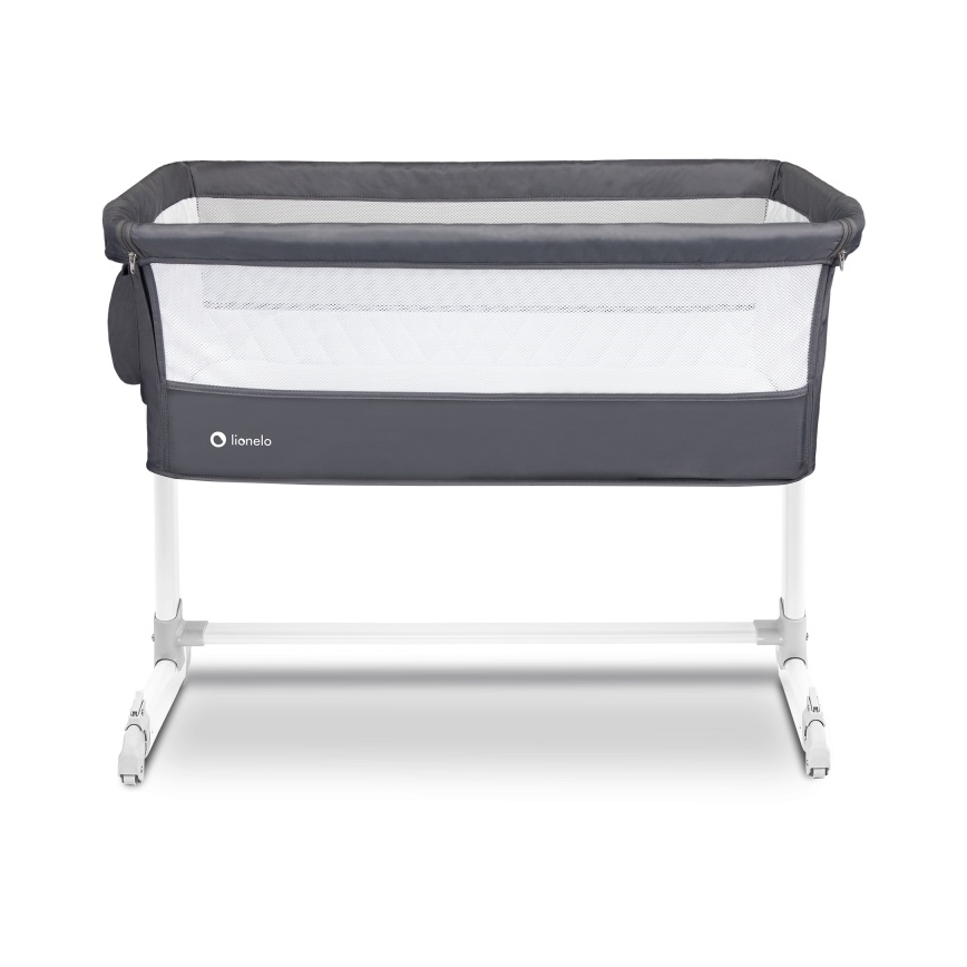 Lionelo - Ταξιδιωτικό κρεβατάκι THEO Σκούρο Γκρι