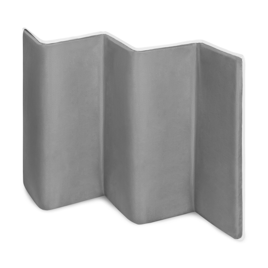 Lionelo - Ταξιδιωτικό παρκοκρέβατο FLOWER, χρώμα Grey Stone