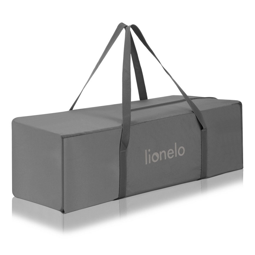 Lionelo - Ταξιδιωτικό παρκοκρέβατο JASMIN EASY FOLD Grey Stone