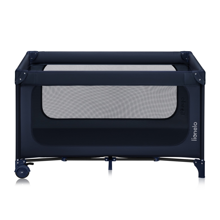 Lionelo - Ταξιδιωτικό παρκοκρέβατο JASMIN EASY FOLD σε ναυτικό μπλε