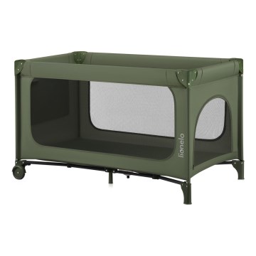 Lionelo - Ταξιδιωτικό παρκοκρέβατο JASMIN EASY FOLD Πράσινο ελιάς