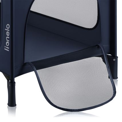 Lionelo - Ταξιδιωτικό παρκοκρέβατο JASMIN EASY FOLD Ναυτικό μπλε