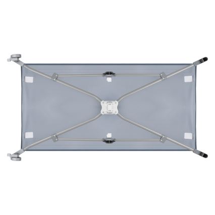 Lionelo - Ταξιδιωτικό παρκοκρέβατο STEFI Μπλε-Γκρι