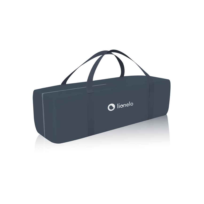 Lionelo - Ταξιδιωτικό παρκοκρέβατο STEFI Μπλε-Γκρι