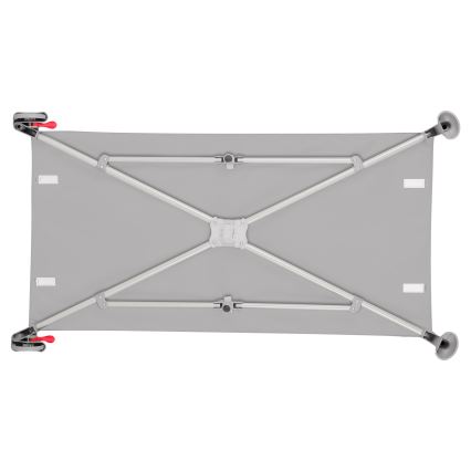 Lionelo - Ταξιδιωτικό βρεφικό κρεβάτι 3 σε 1 ELLEN Γκρι Μπετόν